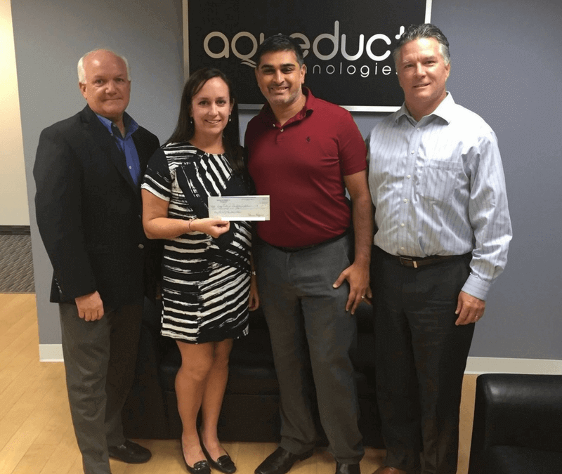 Aqueduct Technologies doug flutie foundation donation
