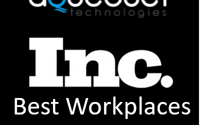 Aqueduct Technologies is one of Inc. Magazine’s Top 50 Workplaces of 2018