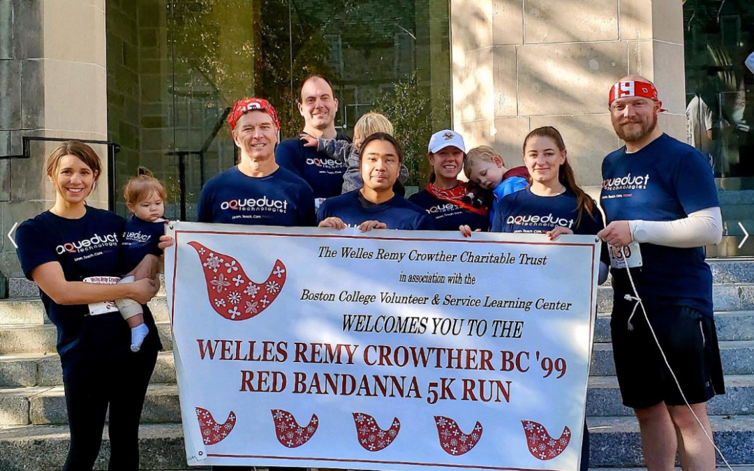 Aqueduct Participates in Red Bandanna 5k Run to Honor Welles Remy Crowther